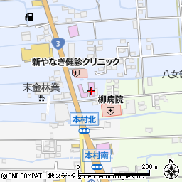 福岡県八女市吉田6周辺の地図