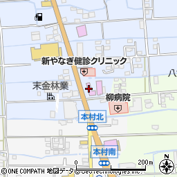 福岡県八女市吉田9周辺の地図