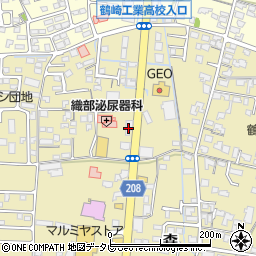 豊和銀行鶴崎南支店周辺の地図