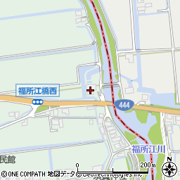 佐賀土木事務所　福所江第２排水機場周辺の地図