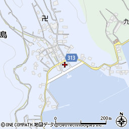 愛媛県宇和島市本九島1434周辺の地図