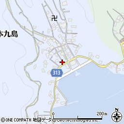 愛媛県宇和島市本九島3105周辺の地図