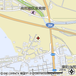 芳ノ浦公園周辺の地図