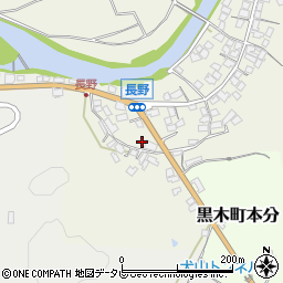 福岡県八女市長野622周辺の地図