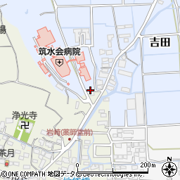 福岡県八女市吉田1159周辺の地図