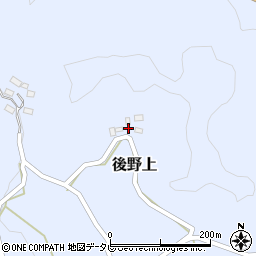 大分県玖珠郡九重町後野上415周辺の地図