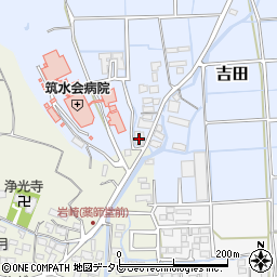 福岡県八女市吉田1154周辺の地図