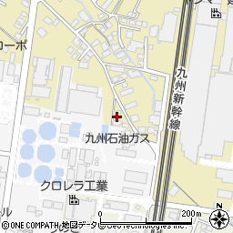 福岡県筑後市熊野827-5周辺の地図