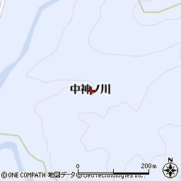 高知県高岡郡四万十町中神ノ川周辺の地図