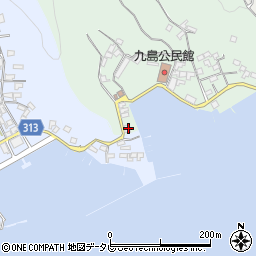 愛媛県宇和島市百之浦1368周辺の地図