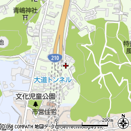大分県大分市三芳391-7周辺の地図