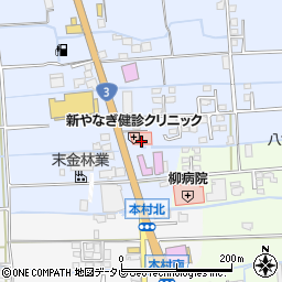福岡県八女市吉田134周辺の地図
