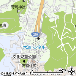 大分県大分市三芳390-1周辺の地図