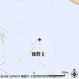 大分県玖珠郡九重町後野上414周辺の地図