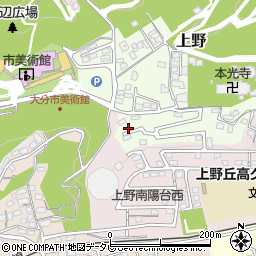 大分県大分市上野883周辺の地図