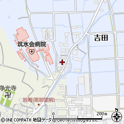 福岡県八女市吉田1154-1周辺の地図