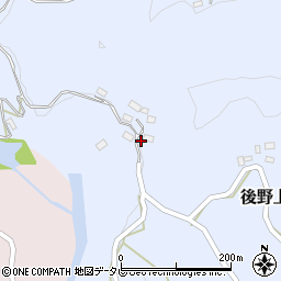 大分県玖珠郡九重町後野上243周辺の地図