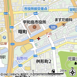 らぐまんらーめん 四国宇和島店周辺の地図