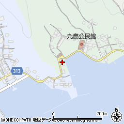 愛媛県宇和島市百之浦1364周辺の地図