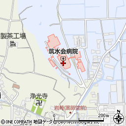 筑水会病院（筑水会）周辺の地図