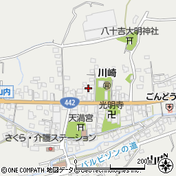福岡県八女市山内509-2周辺の地図