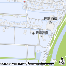 佐賀県佐賀市久保田町大字新田1658周辺の地図