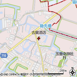 古賀酒店周辺の地図