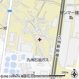 福岡県筑後市熊野827-63周辺の地図