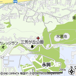 大分県大分市三芳758-7周辺の地図