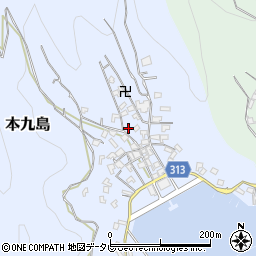 愛媛県宇和島市本九島1531周辺の地図