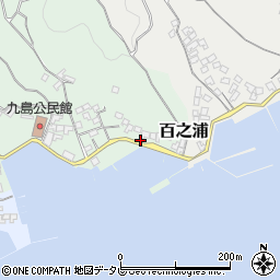 愛媛県宇和島市百之浦1233周辺の地図