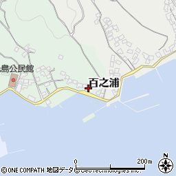 愛媛県宇和島市百之浦63周辺の地図