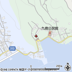 愛媛県宇和島市百之浦1354周辺の地図