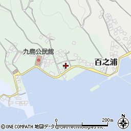 愛媛県宇和島市百之浦1257周辺の地図