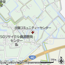 古賀コミュニティーセンター周辺の地図