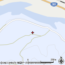 高知県高岡郡四万十町大井川86周辺の地図