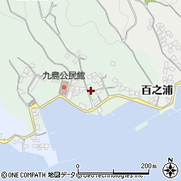 愛媛県宇和島市百之浦1266周辺の地図