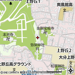 大分県大分市上野729周辺の地図