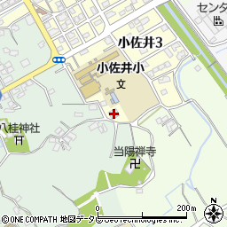 小佐井校区公民館周辺の地図