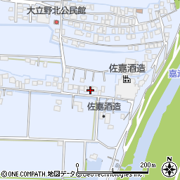 佐賀県佐賀市久保田町大字新田1827周辺の地図