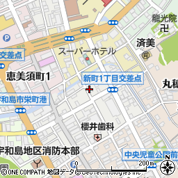 高知銀行宇和島支店 ＡＴＭ周辺の地図
