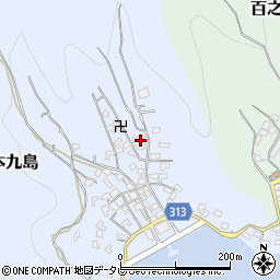 愛媛県宇和島市本九島1525周辺の地図