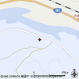 高知県高岡郡四万十町大井川1990周辺の地図
