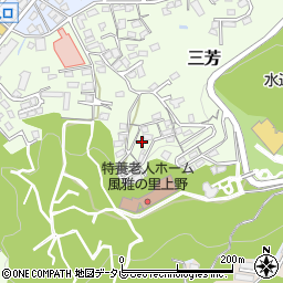 大分県大分市三芳298-2周辺の地図