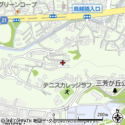 大分県大分市三芳903-8周辺の地図