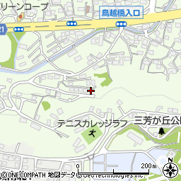 大分県大分市三芳903-9周辺の地図