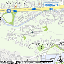 大分県大分市三芳903-3周辺の地図