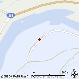 高知県高岡郡四万十町大井川1986周辺の地図