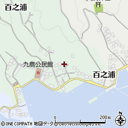 愛媛県宇和島市百之浦1253周辺の地図