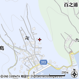 愛媛県宇和島市本九島1521周辺の地図